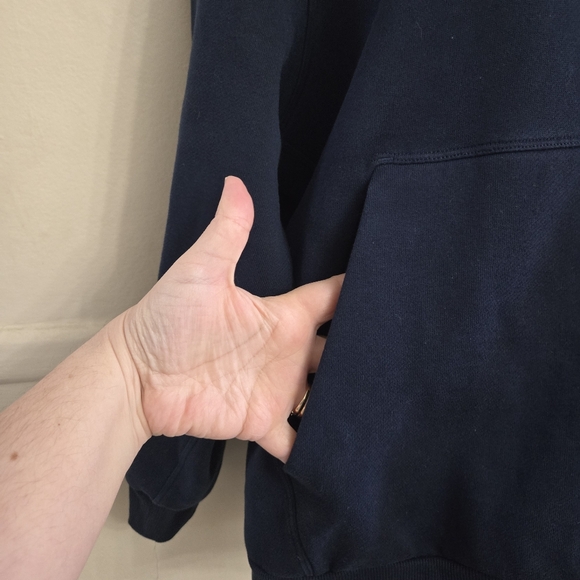 Lululemon Steady State Pullover Hoodie Navy Blue - Picture 4 of 7